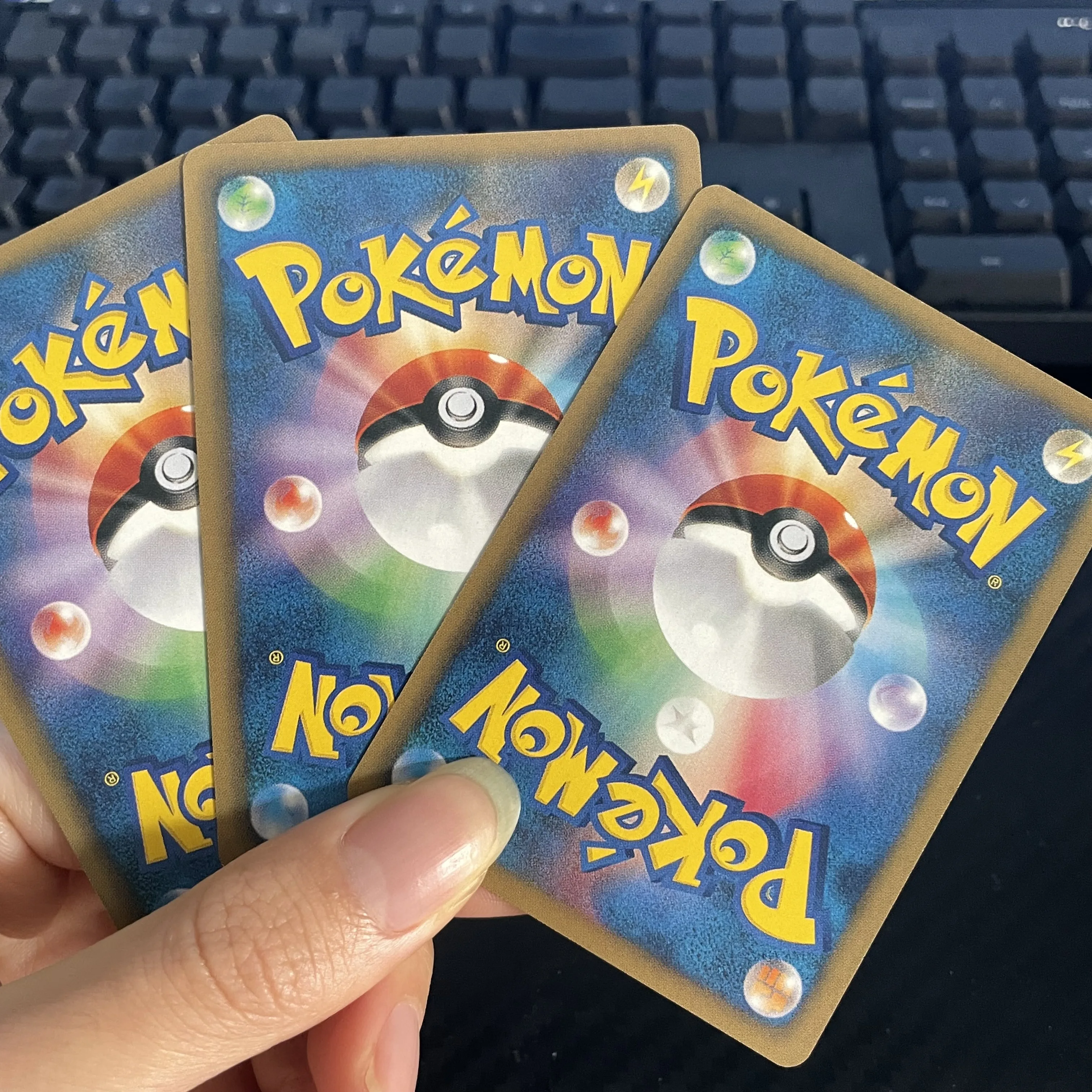 PROXY 7PCS Japanese Pokemon Cards Cramorant Rowlet Gem Mint Pikachu 227/S-P Stamp Box Full Art Promo Japan Post PKM Trading Card