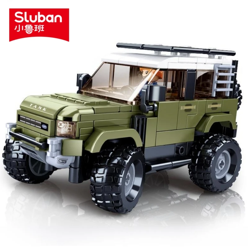 

Sluban 317PCS Off-road Vehicle Building Blocks Sets City SUV Car Model Bricks Educational Toys for Children