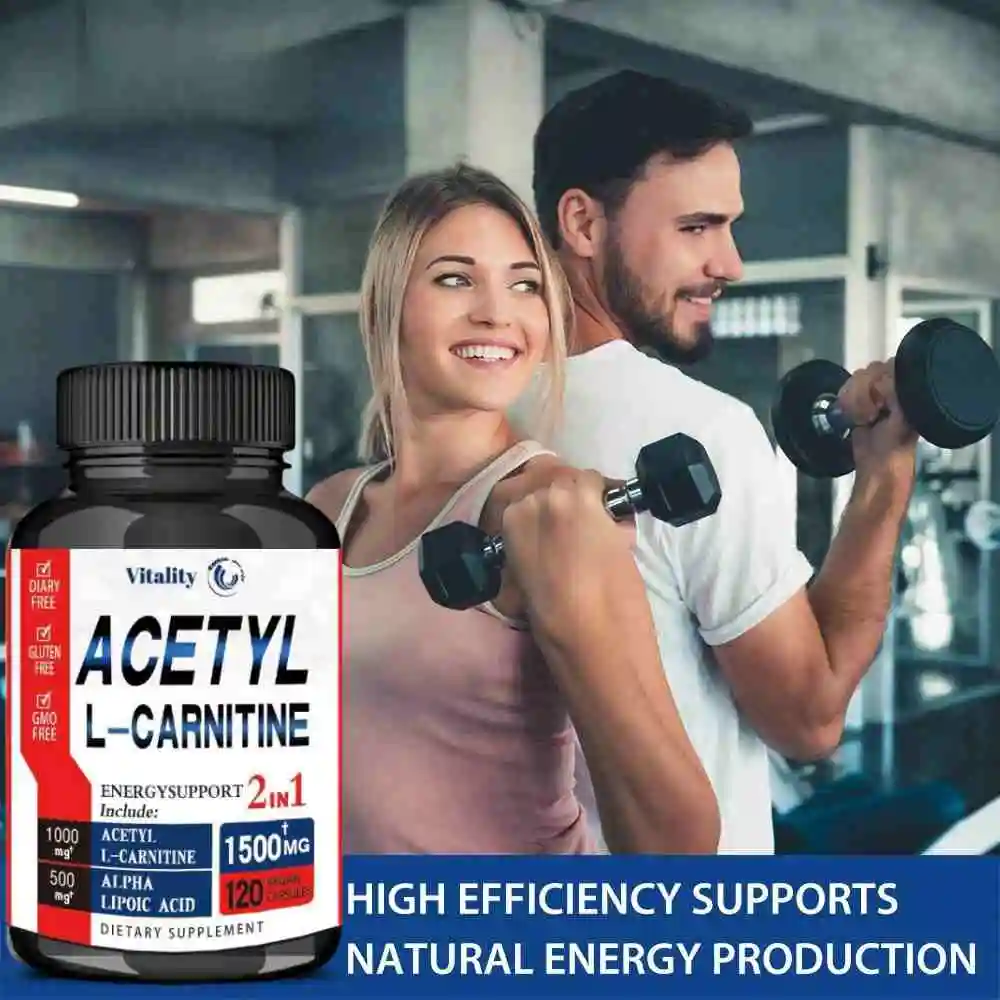 Acetyl L-Carnitine 1000 Mg Maximum Strength - Supports Pure Energy, Brain Function, and Fatty Acid Metabolism images - 6