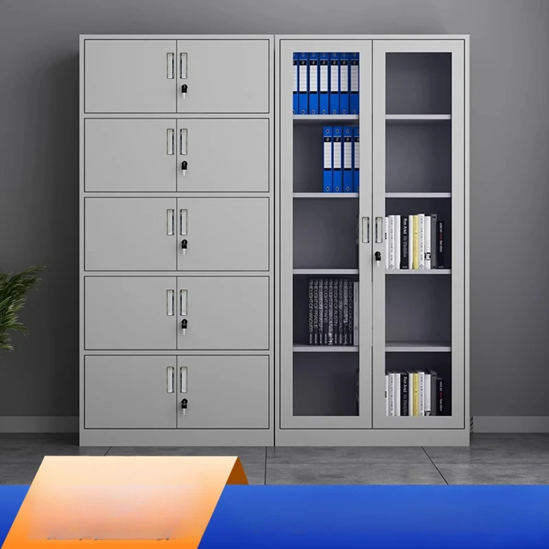 

Iron file cabinet Staff dormitory Locker Steel with lock Clothing storage Office