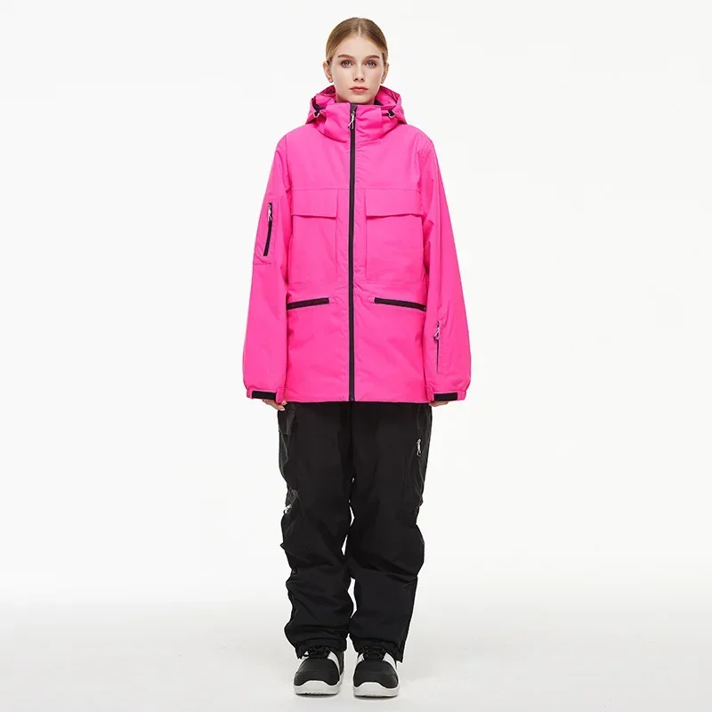 بدلة تزلج جديدة لعام 2025 للرجال والنساء لموسم الثلج 24-25 في الهواء الطلق مقاومة للرياح ومقاومة للماء ودافئة على اللوح Sk i Suit OT2 2025 #5