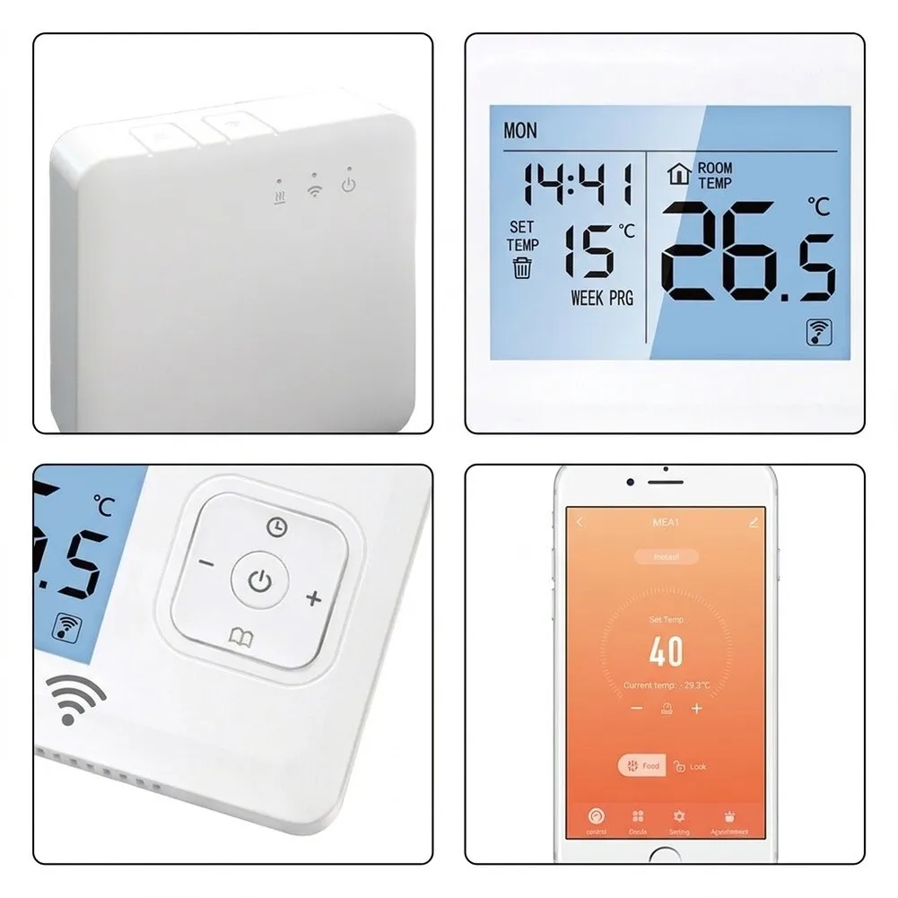 For Floor Heating Water Boiler Wifi Thermostat for durable For Tuya Wireless Thermostat LCD Digital Programmable Smart
