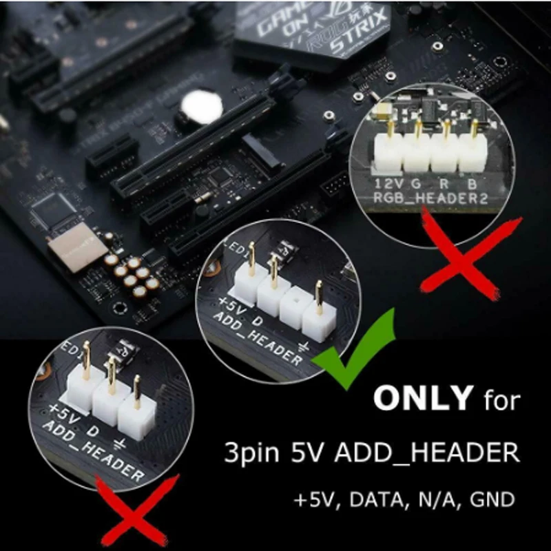 

5 В 3-контактный WS2812b SMD5050RGB корпус материнской платы компьютера DIY окружающий свет ARGB гибкая световая полоса