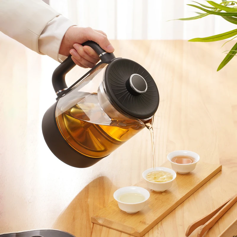 600W Electric Kettle 1.3L Steam Spray Teapot with Filter Multifunctional Glass Teapots Thermo Pot Home Boil Water Kettle 220V