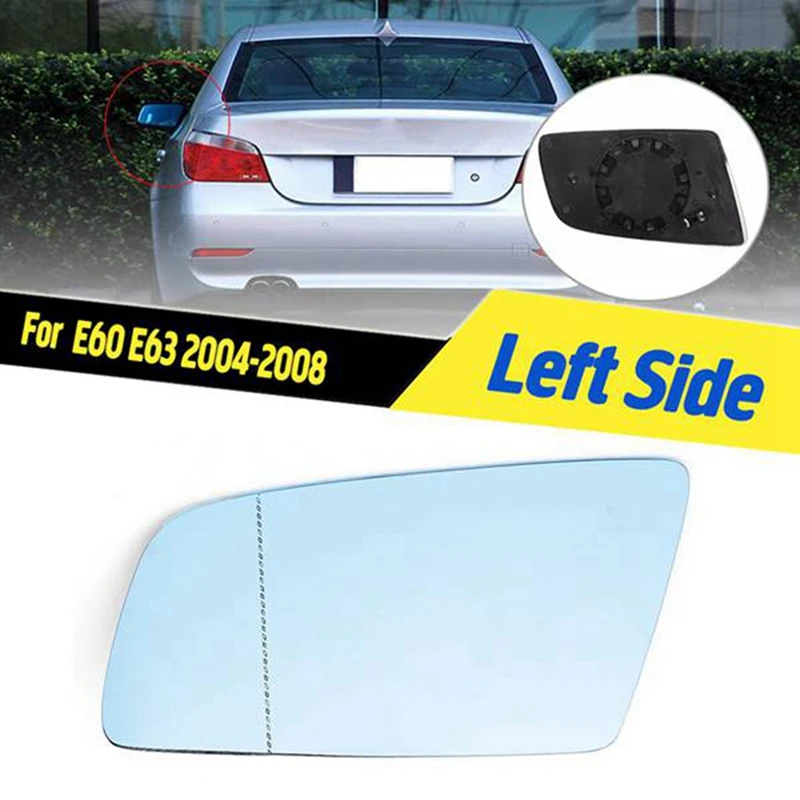 Rétroviseur latéral métropolitain en verre avec plaque de support, magasins et porte droite, BMW Série 5, E60, E61, E63, E64, 2003-2010, 51167251650