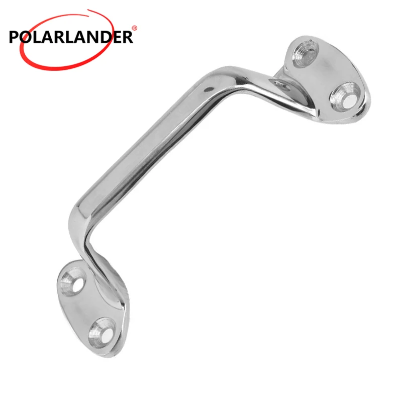 1pcs 15cm Marine Boat  Large Cleat Marine 316 Stainless Steel Door Grab Handle Handrail Pull Replacement