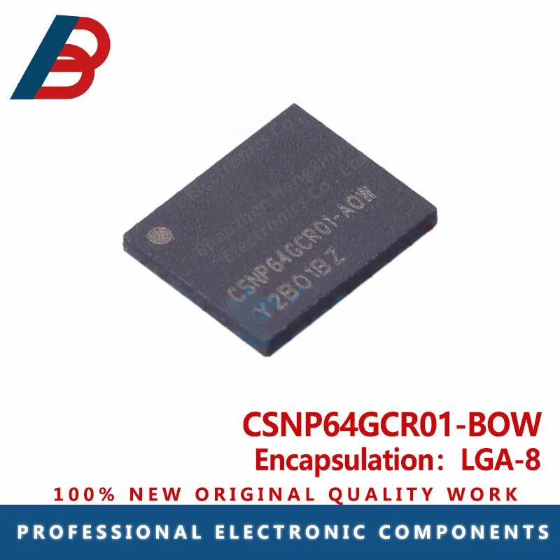 1PCS CSNP64GCR01-BOW package LGA-8 64Gbit NAND FLASH 50MHz