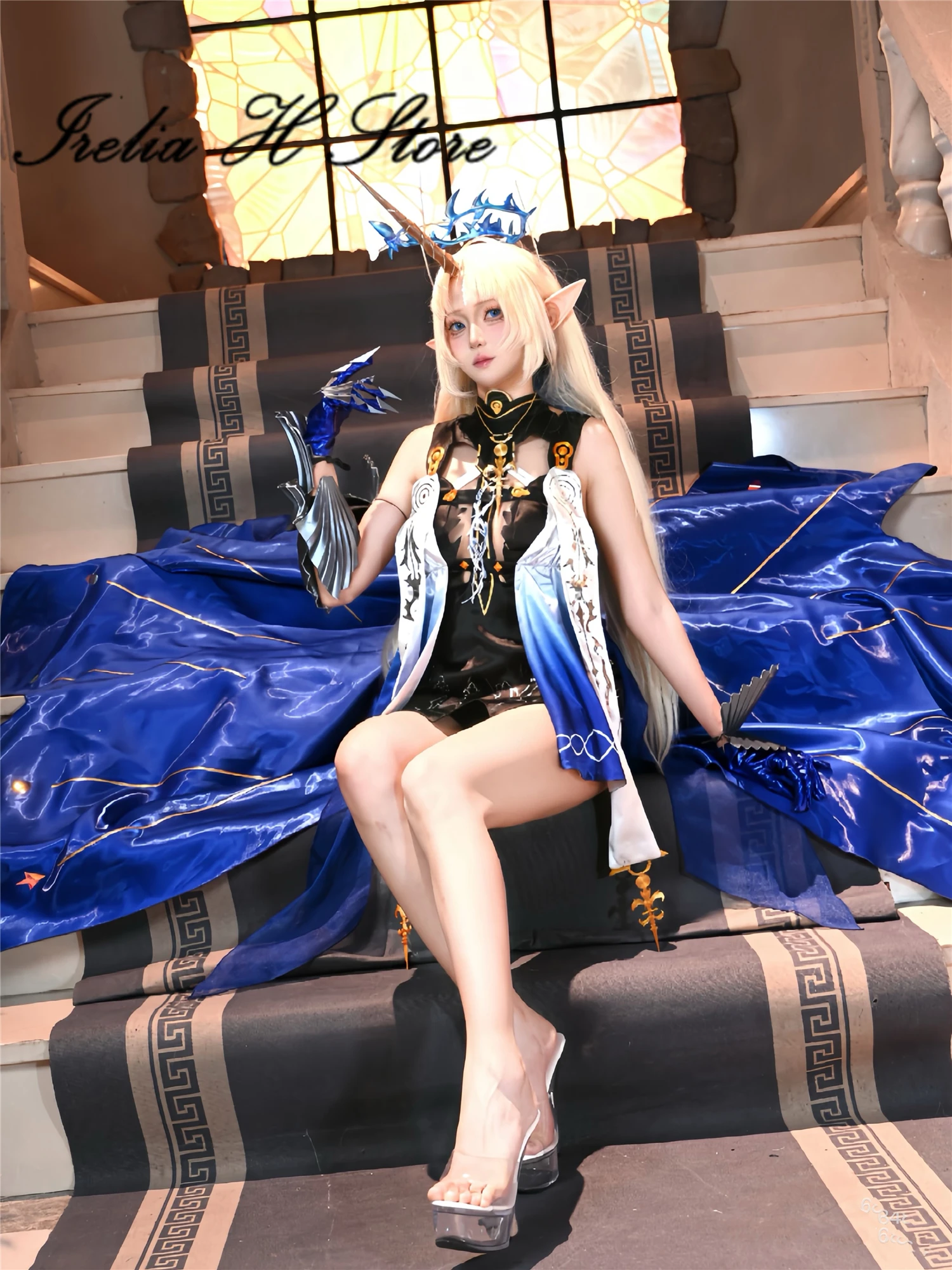 Auf Lager Irelia H Wuthering Waves Fleurdelys Cosplay Kostüm für Frauen Sext Kleid weibliches Spiel Halloween Rolle Cosplays komplettes Set