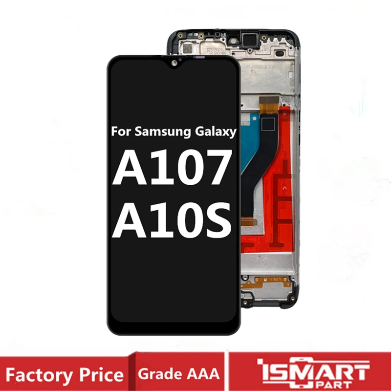 OEM For Samsung Galaxy A10s A107 LCD Display Touch Screen Digitizer Assembly with Frame A107/DS A107F A107FD A107M Replacement