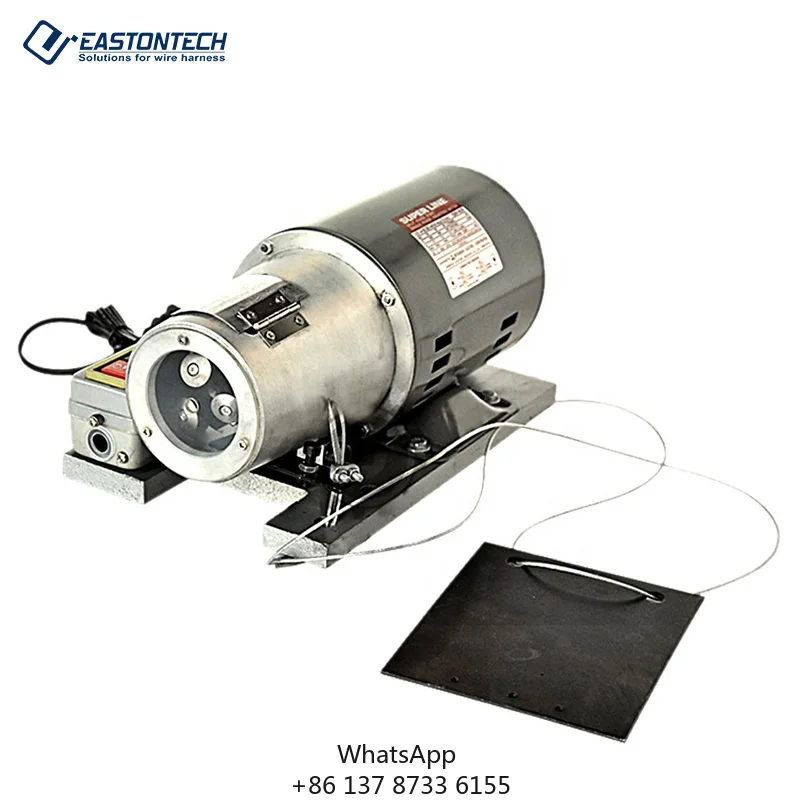 Factory Electric Small Size Portable AWG22-14 Twisting Length 2-25mm Copper Cable Wire Stripper Cable Manufacturing Equipment