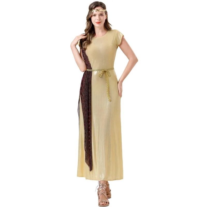 Nouveauté mince Cosplay ancien dieu romain Parent-enfant ensemble loween Par Ball Role-plang Costume vêtements ethniques pour femmes