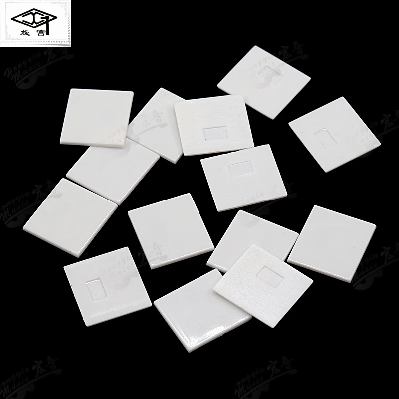 HUATOOL 079 Piano Maintenance Tool Small Square White Key Leather Front Key Plug Replacement Parts For Piano Repair Accessories