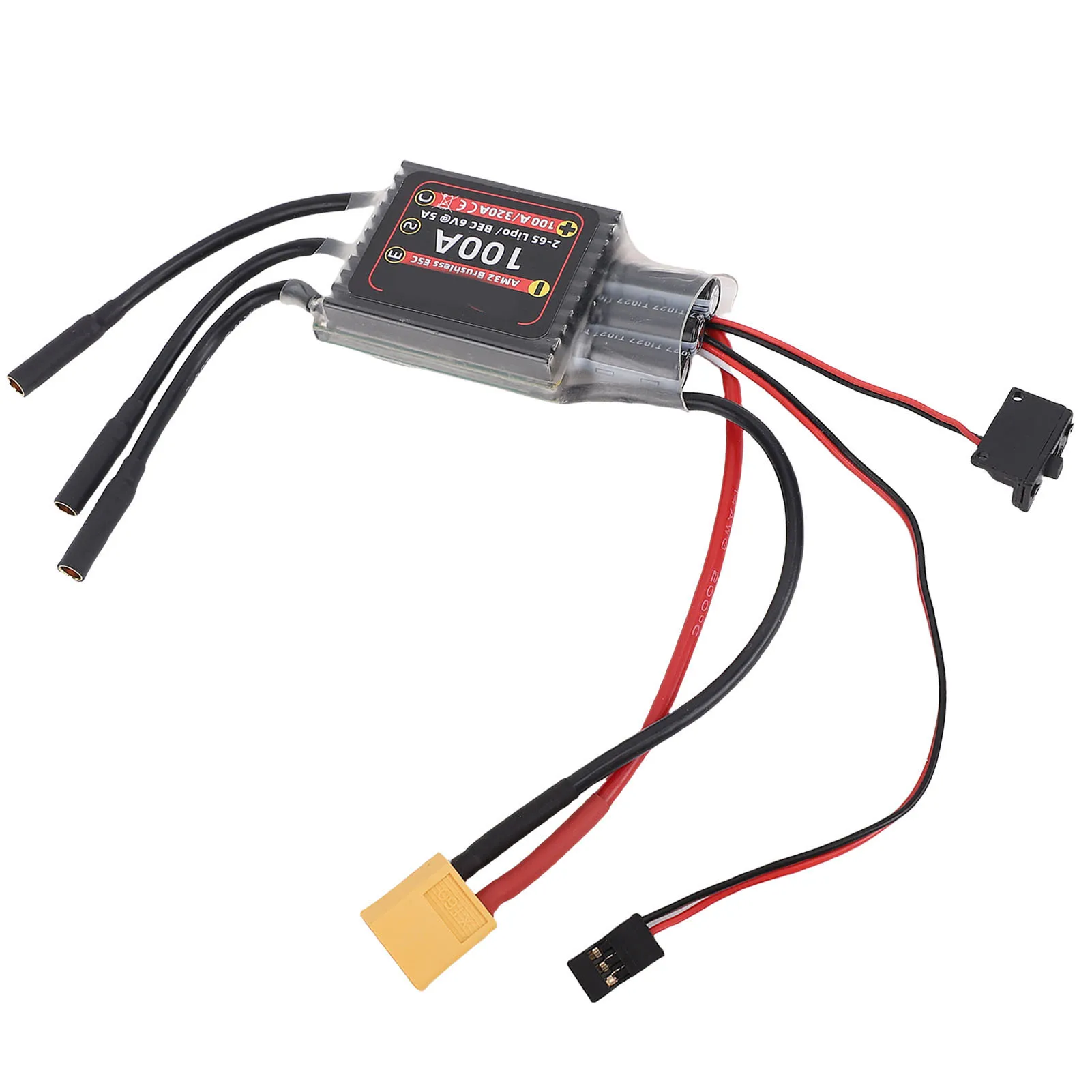 

Бесщеточный регулятор скорости 100A (ESC) для бесщеточных моторов Outrunner 3532 3542, открытый исходный код, для радиоуправляемых моделей