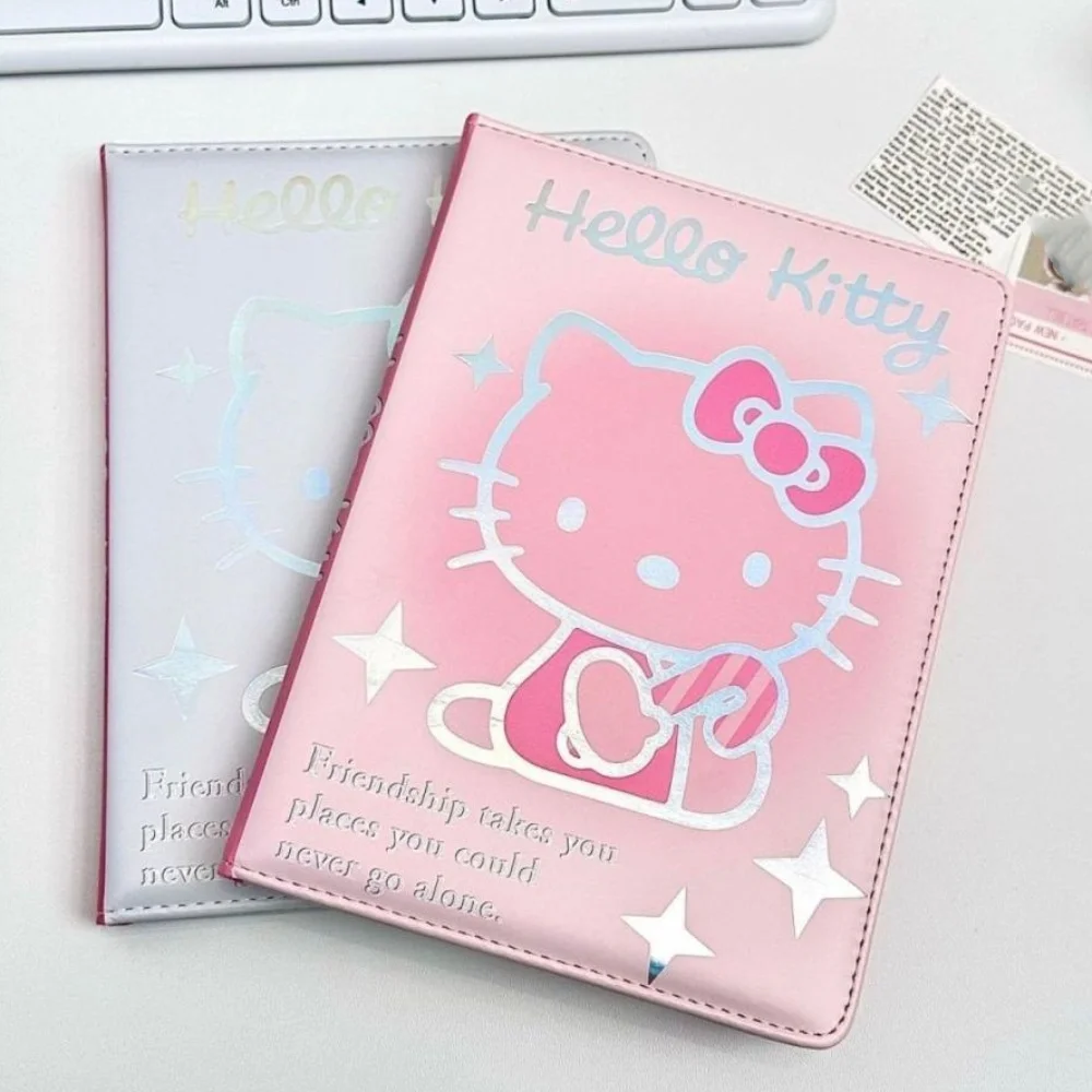 

MINISO Hello Kitty Notebook Student Children's Cartoon Color Pages Thickened Diary Book Learning Stationery Start of School Gift
