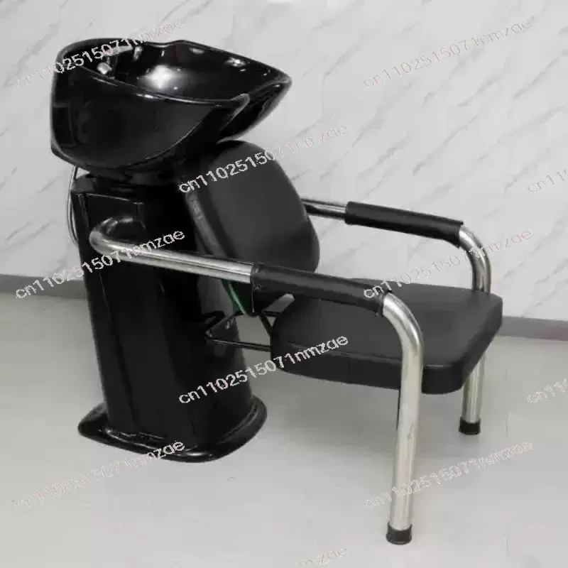 Premium Beauty Salon Sitting Flush Bed Shampoo Bed Hair Salon Barber Shop Half Lying