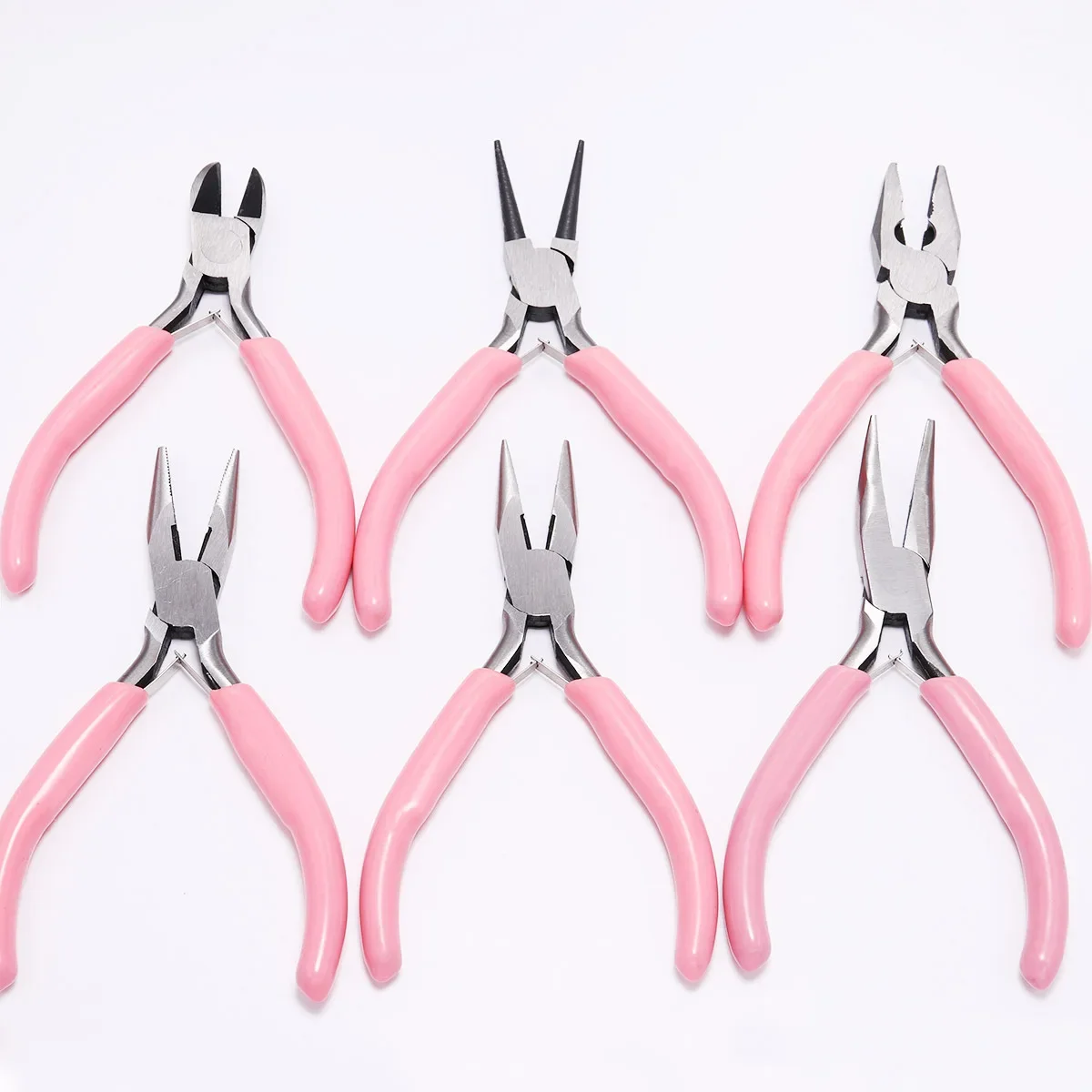 Mini Pliers Diagonal Pliers Round Bent Needle Nose Cutter Handcraft Beading Insulated Plier For DIY Small Jewelry pliers tools