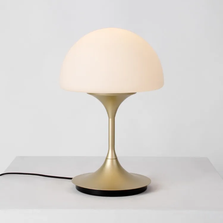 Modern Minimalist Designer Marble Bedroom Bedside Lamp Living Room Study Glass Light Luxury Table Lamps