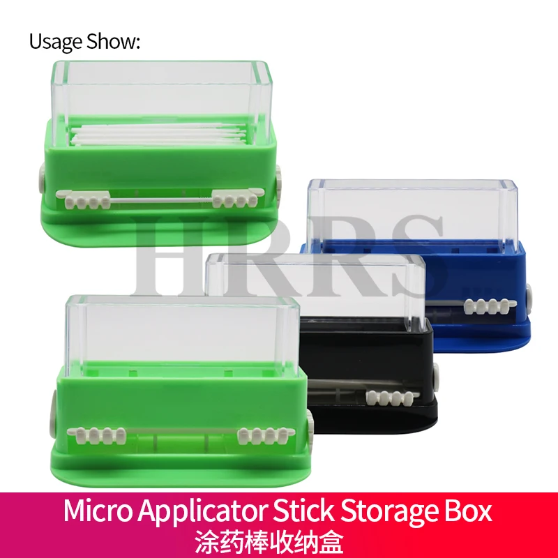 

Dental Micro Applicator Dispenser Dental Cotton micro brush Tip Bendable Sticks Dentist Material Applicator box Lab Tools