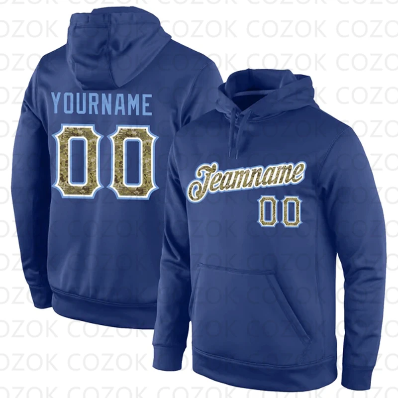 Customized Hoodie Dark Blue Green Color Jersey 3D Printed  Unisex Pullovers Hoodie Casual Sweatshirts