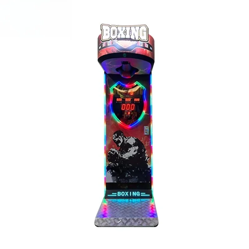 Customized Dynamic Boxing Arcade Game Machine Big Punching Force Testing Coin Operated Device for Game Centers