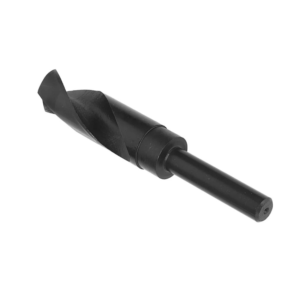 High Hardness Drill Bit 28mm Cutting Diameter 118° Cutting Angle 4341 High Speed Steel Drill Bit Nitriding Black Reduced Shank
