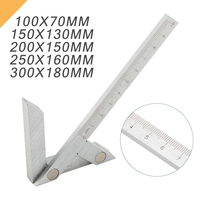 Durable Center Gauge High Accuracy Center Angle Gauge Protractor Angle Ruler Round Bar Marking Center Finder
