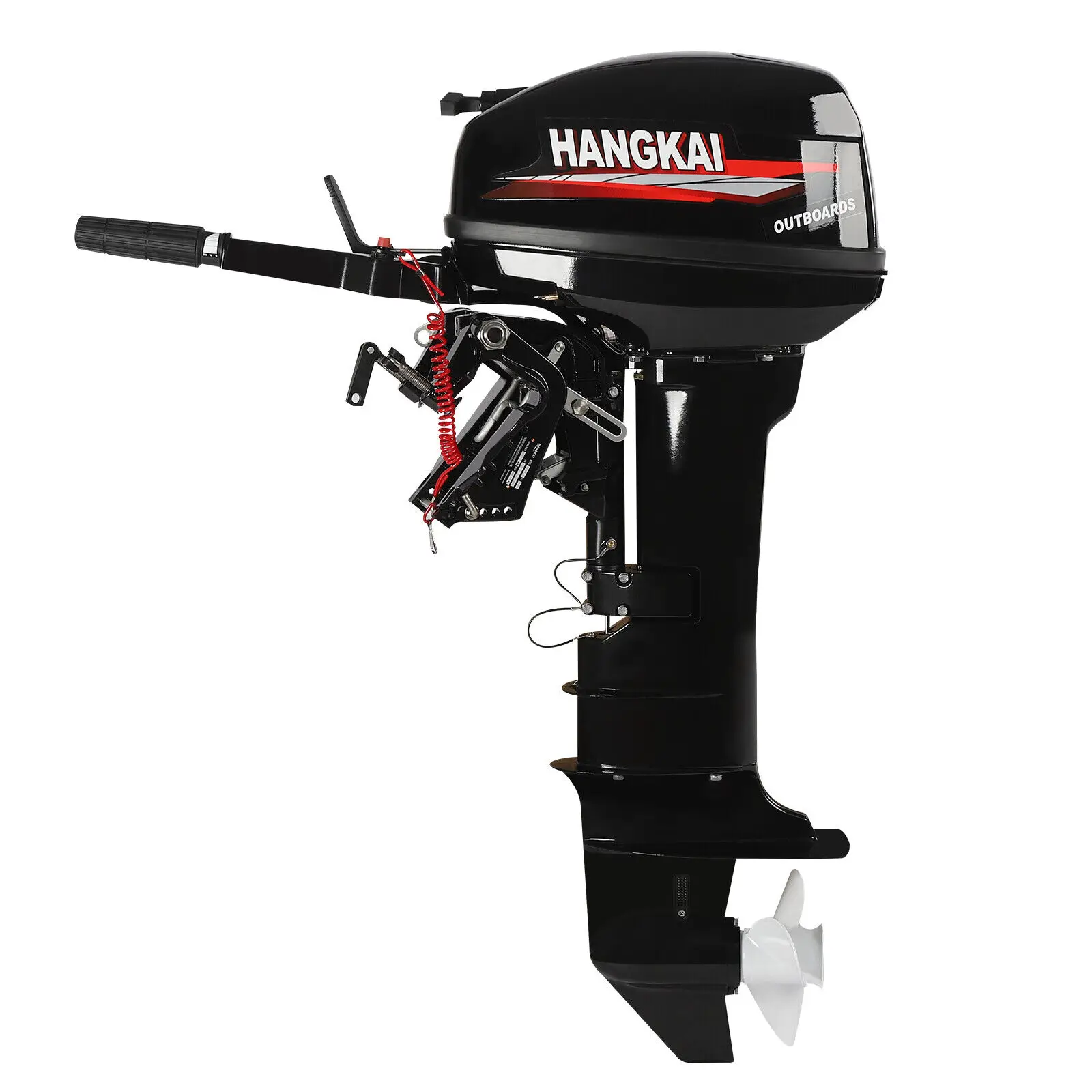 2 Stroke 18HP Outboard Motor Boat Engine Short Shaft for Fishing Boat 1320W 246cc Water Cooling System CDI Heavy Duty