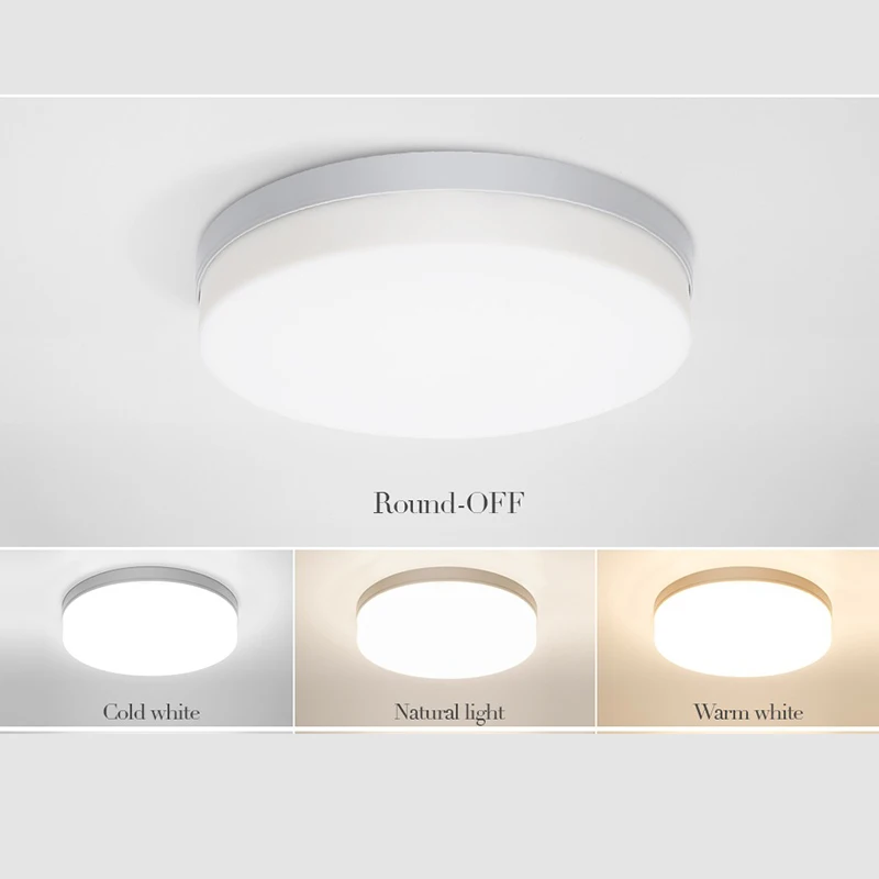 Ultra-thin Round LED Ceiling Lamp 110V 220V Lustre Hanging Lamps for Indoor Ceiling Chandelier for Living room Dining room Light