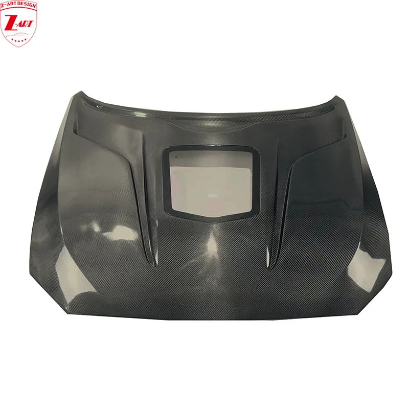 

Z-ART F87 Transparent Engine Bonnet for BMW M2 Carbon Fiber Engine Cover for F87 M2C F20 F22 Carbon Fiber Motor Hood With Glass