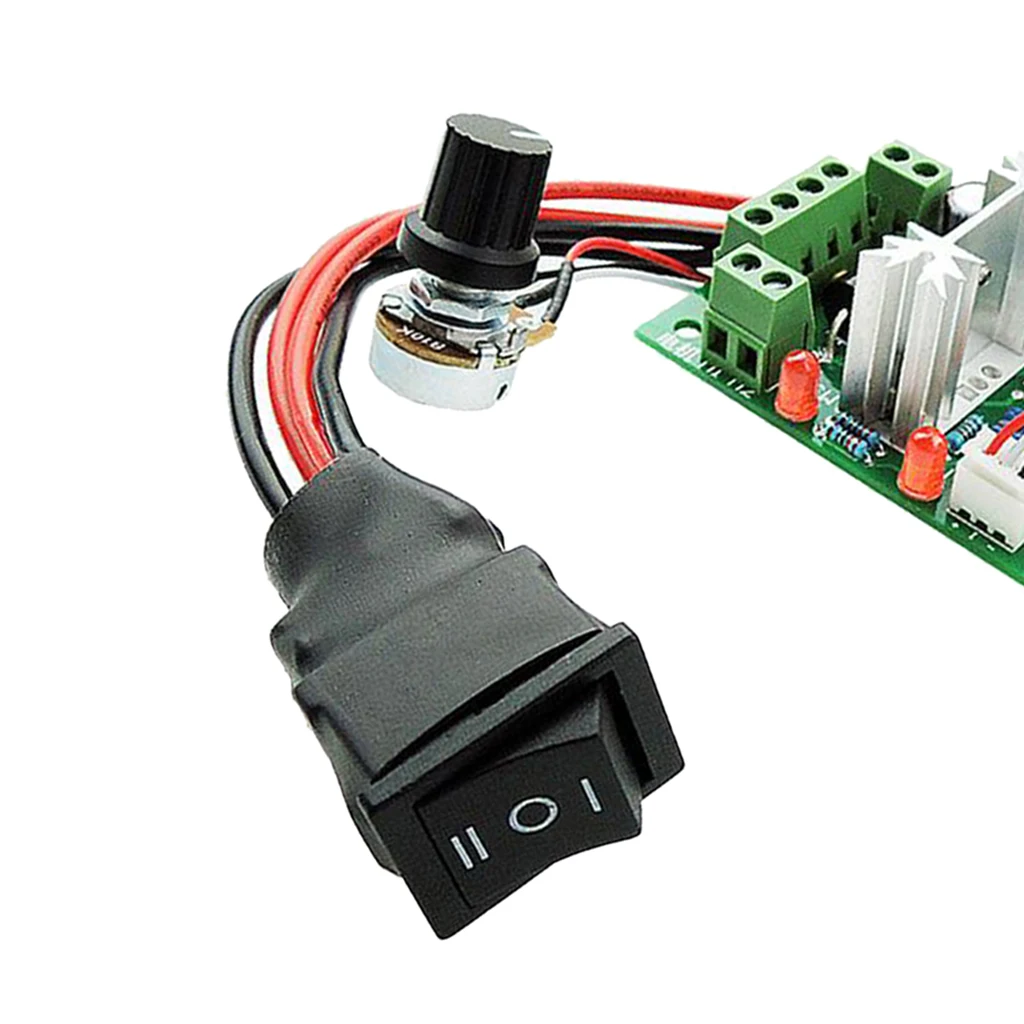 1pc 6V 12V 24V 30V 10A 200W DC Motor Controller PWM Reversible CW CCW