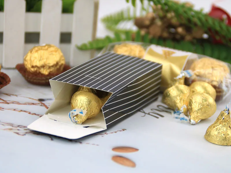 شنطة هدايا الزفاف صندوق حلوى العروس والعريس لتقوم بها بنفسك مع الشريط زينة الزفاف تذكارية لوازم الحفلات #6