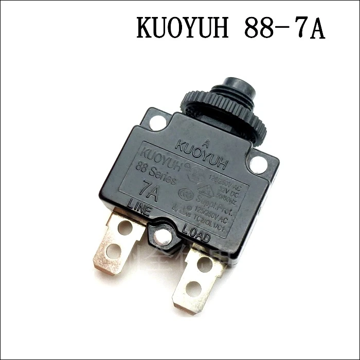 

88 Series 7A Circuit Breakers KUOYUH Overcurrent Protector Overload Switch