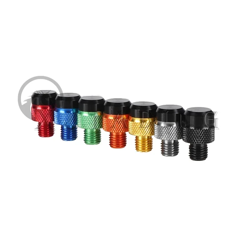 

1 Pair Motorcycle Universal M10*1.25 Aluminum Mirror Hole Plugs Screws Bolts Covers For HONDA Suzuki Yamaha Triumph Trident