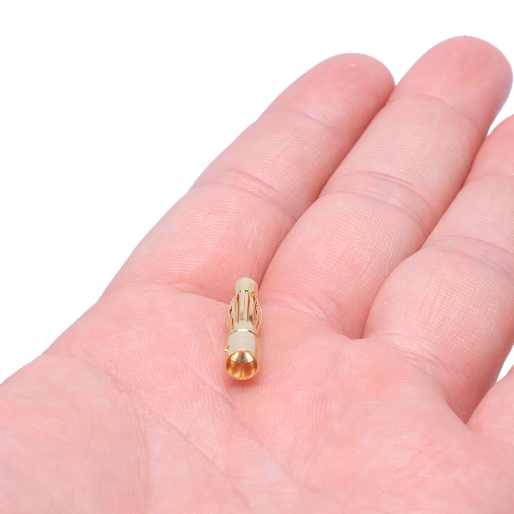 

ABSS-40PCS Gold Tone 4Mm Male Banana Plug Bullet Connector Replacements