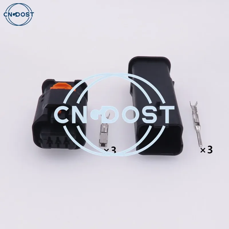 

1 комплект, 3-контактный разъем датчика автоматического регулятора фар серии 1,5, водонепроницаемый кабельный разъем в сборе переменного тока 1801177-1 1-1801178-1