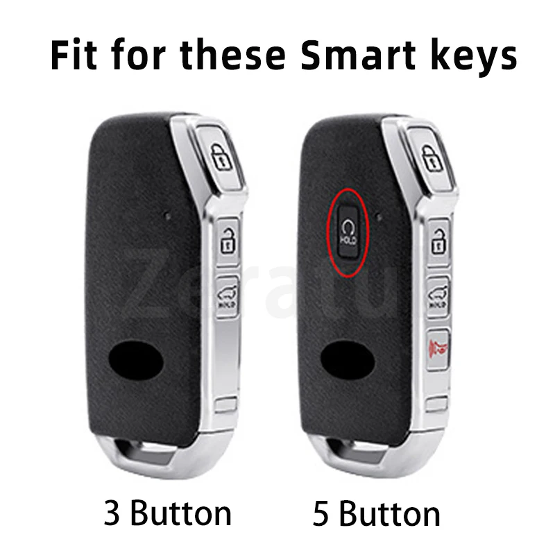 3/5 Buttons TPU Car Key Case Cover Shell For KIA Sportage R GT Stinger Sorento Ceed Cerato Forte Niro Soul Telluride Protector