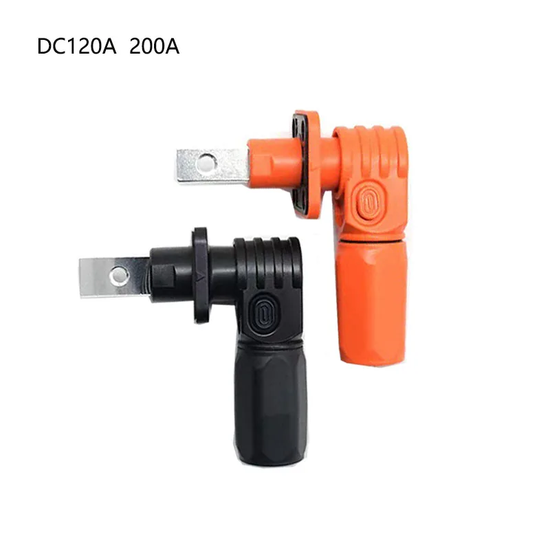 120A/200A Battery Connectors M6/M8 Red and Black Terminal Block High Current High Voltage Connector Battery Power Terminal Block 