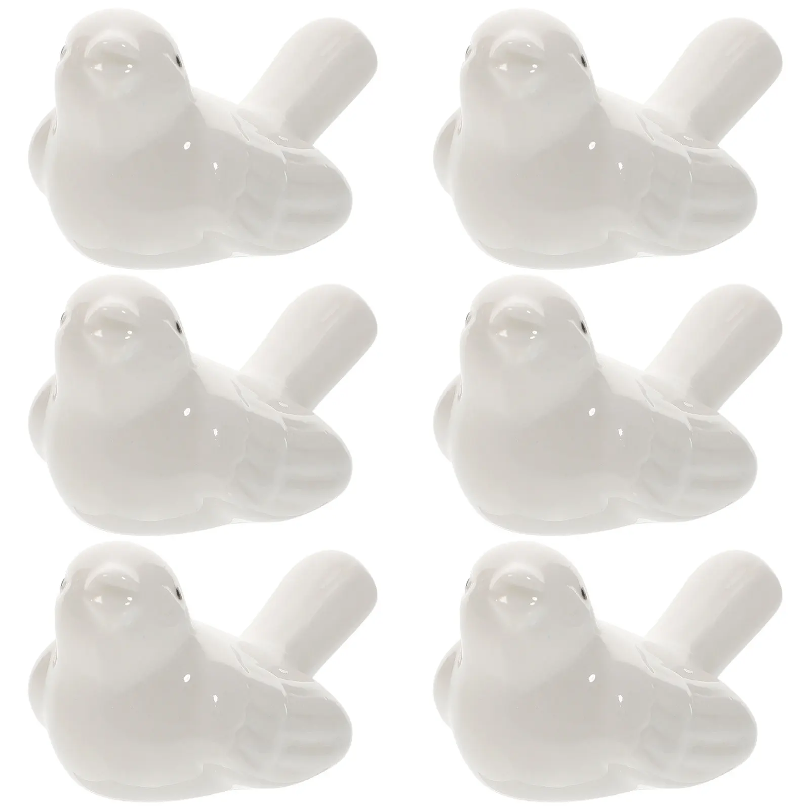 

Набор из 6 керамических подставок для палочек в форме птиц, элегантный декор для кухни, держатели для столовых приборов