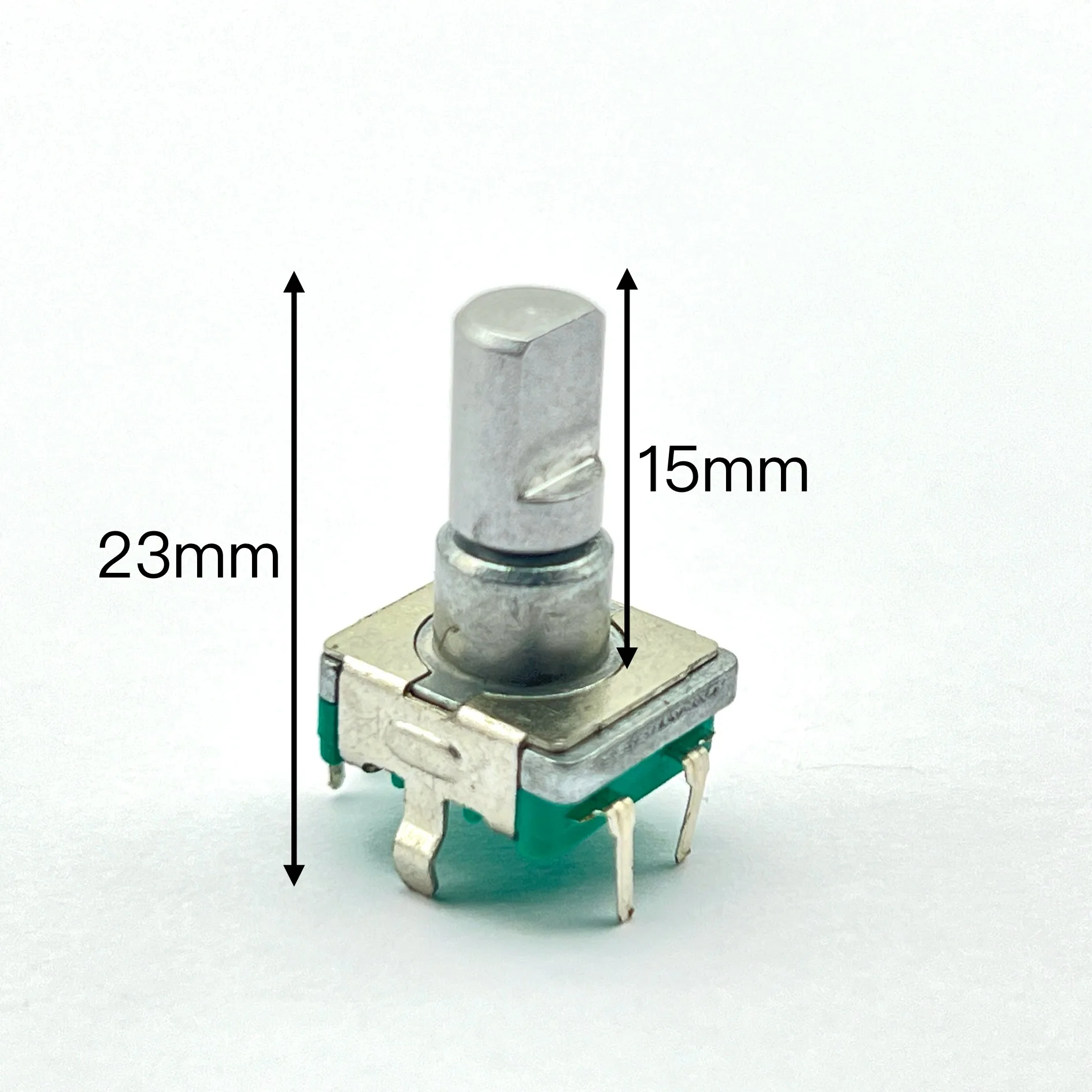 10 pieces of high-quality EC11 encoder reset with push switch handle, length 15mm