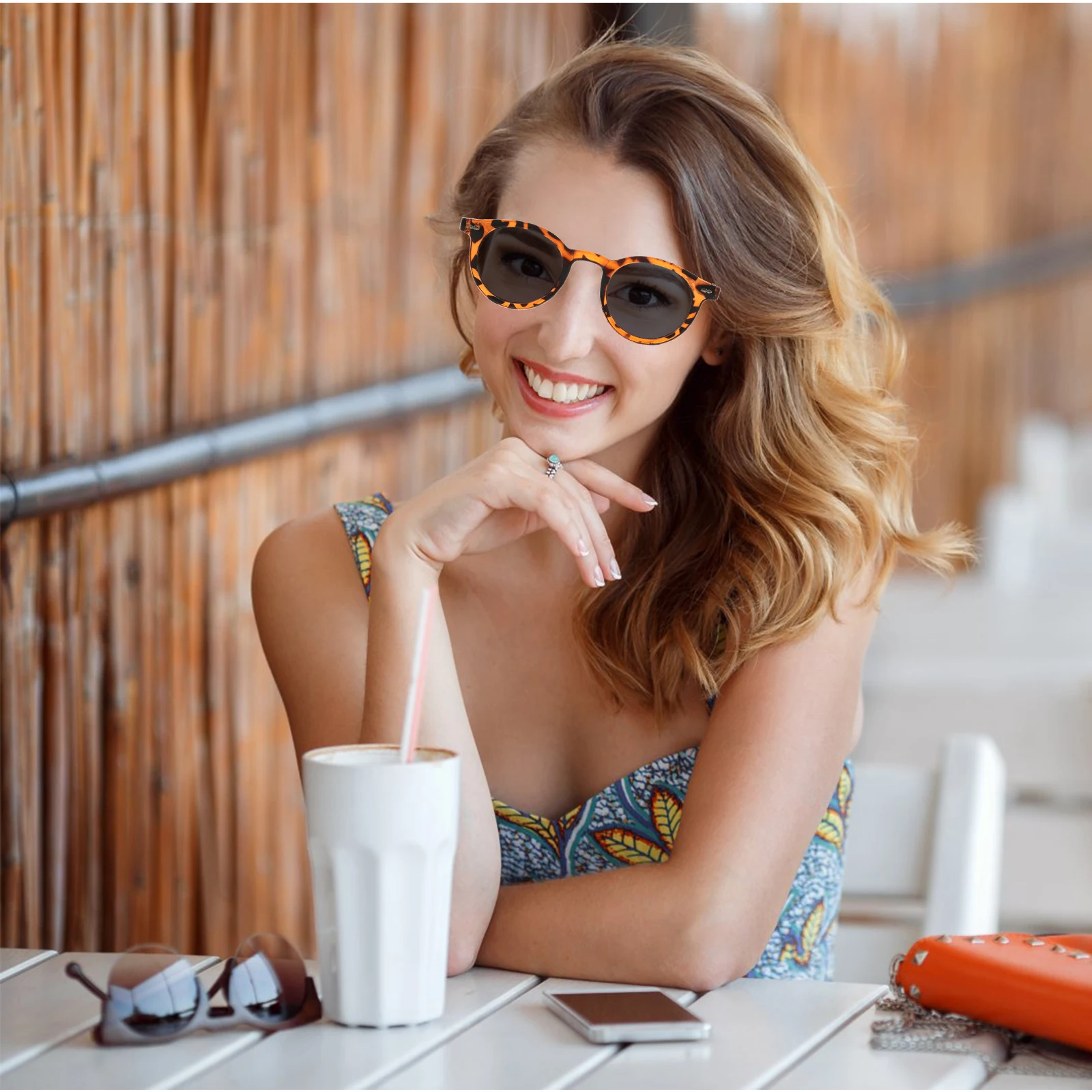 

1pcs Sunglasses Glare Reduction Black Frame Gray Lens Summer Sports Portable Adjustable Nose Pads Lightweight Biking Driving