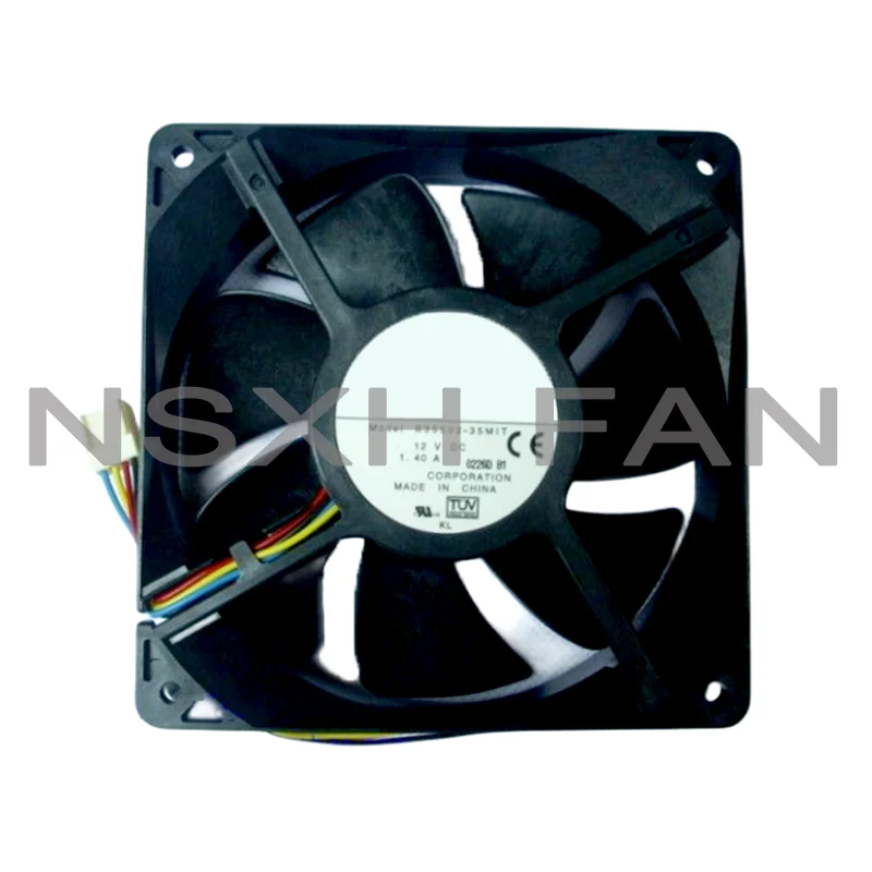 NEW B35502-35MIT 12038 12cm Antminer High Air Volume Double Ball Bearing 4PIN ATX 12V 1.40A Cooling Fan