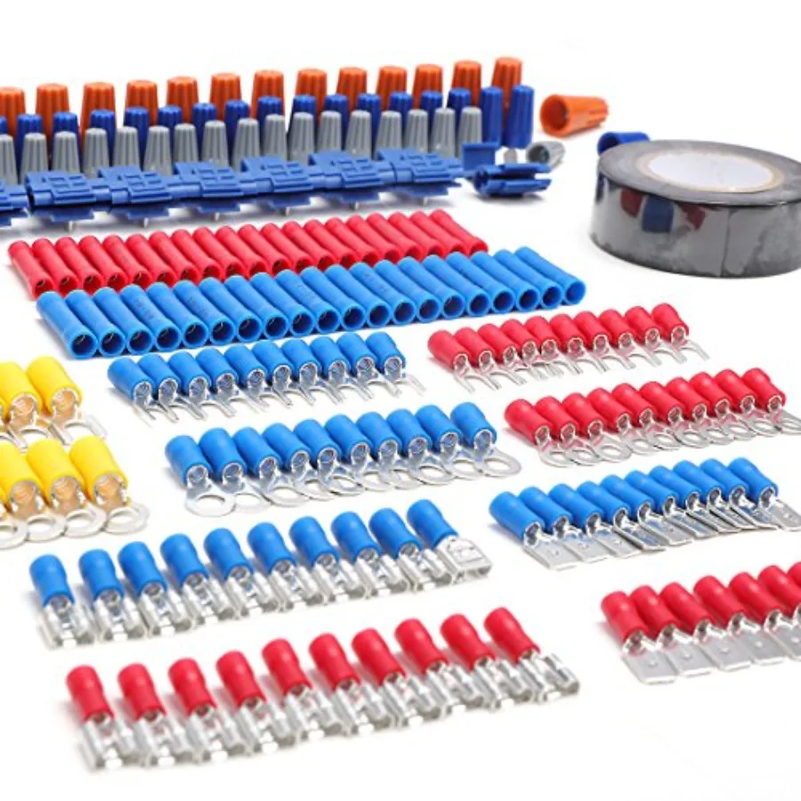 582-Piece Heat Shrink Wire Connectors Kit, Electrical Wire Terminals, Electrical Repair Kit with Wire Cutter Stripper Crimping view 6