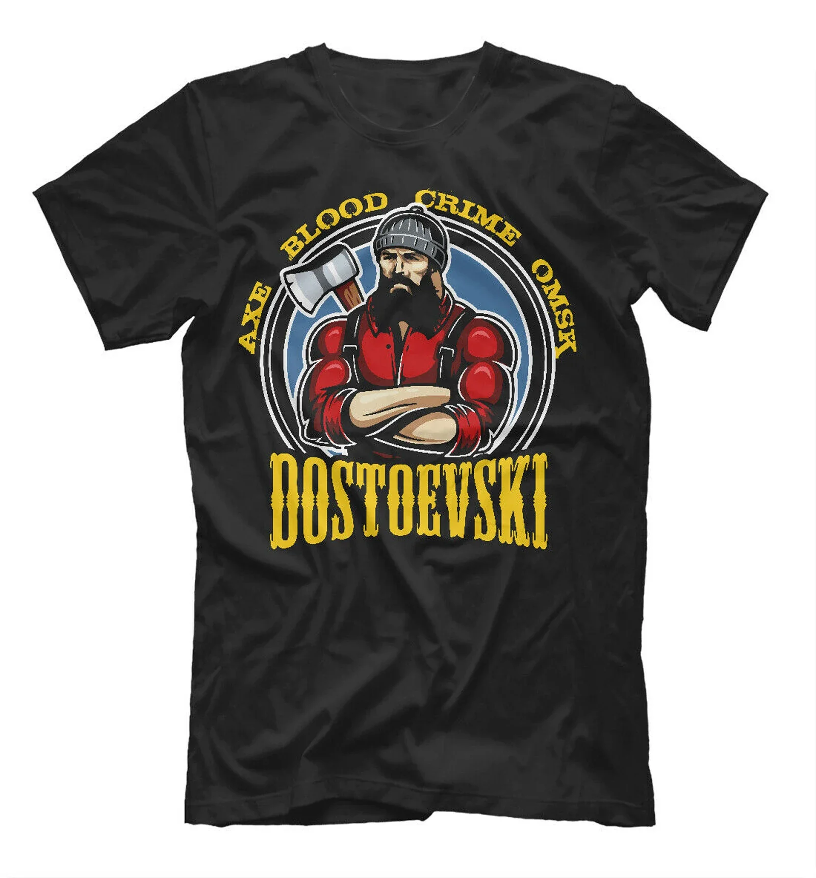 

Футболка Great Russian Writer Dostoevsky, 100% хлопок, с круглым вырезом и коротким рукавом, летняя повседневная мужская футболка, размер S-3XL