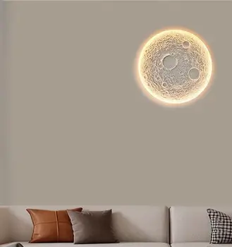 現代隕石石膏壁燈臥室床頭嵌入式壁燈壁燈設計師創意天花板燈 8 最佳銷售 石膏燈 - №3