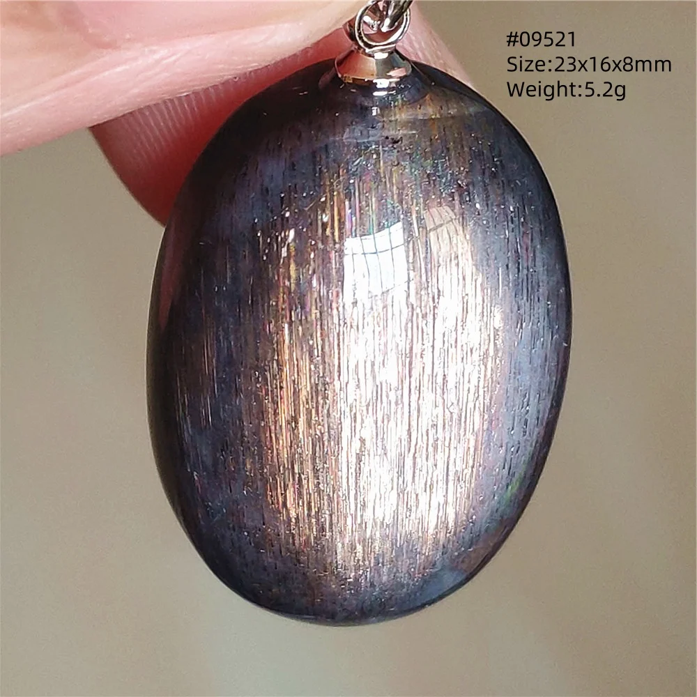 

Natural Black Moonstone Sunstone Oval Pendant Women Men Gemstone Sunstone Oval Women Water Drop Necklace Jewelry AAAA