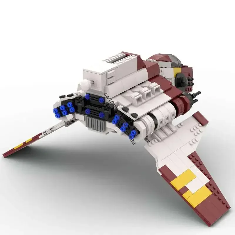 New 803Pcs Famous Star Battle Movie Moc Small Attack Shuttle Model Diy Creative Ideas Toy Birthday Gift Building Blocks view 3