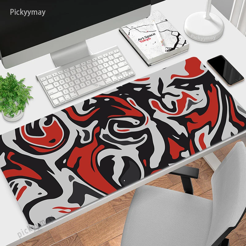 

Mouse Pads Strata Liquid Art Table Mats Computer Mousepad Company Big Desk Pad 100x50cm Large Gamer Mousepads Mouse Mat Design