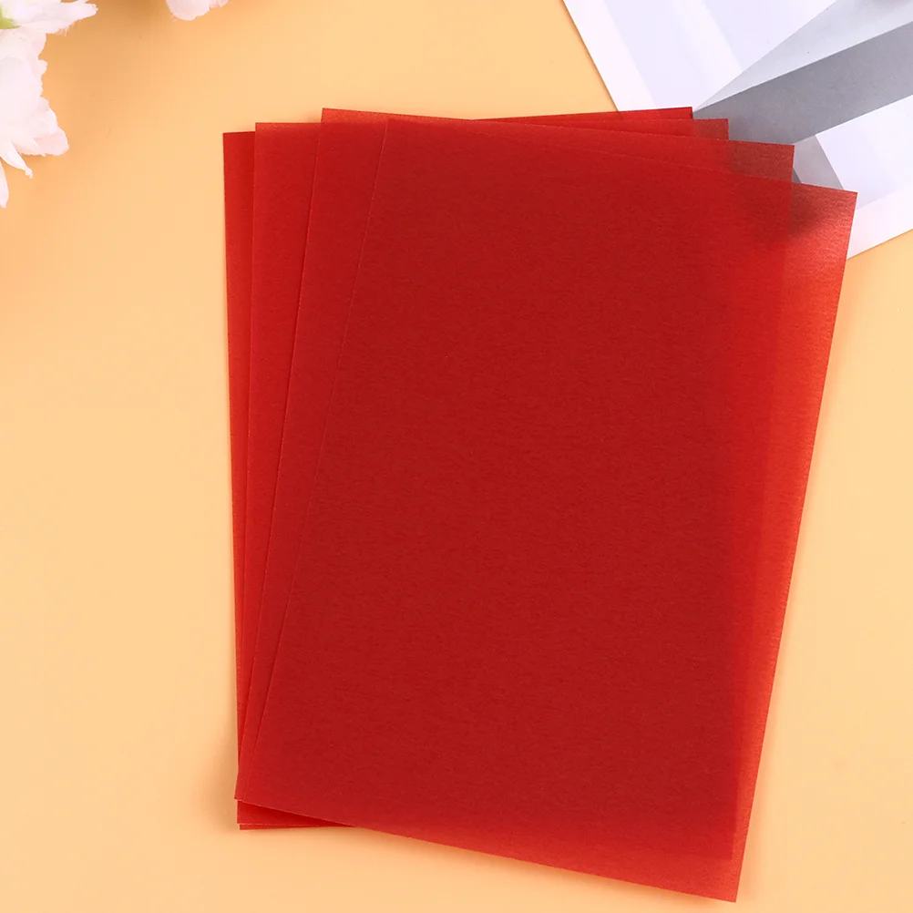 100 Pcs Color Transfer Paper Sketching Engineering Printing Tracing Calligraphy Copy Colorful DIY