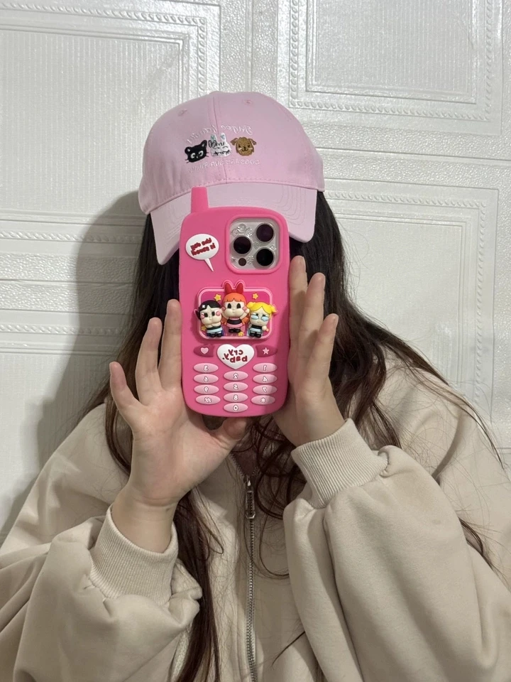 POP CRYBABY The Powerpuff Girls Case Soft Silicone Cover for iPhone 11 12 13 14 15 16 Pro Max - náhled 6