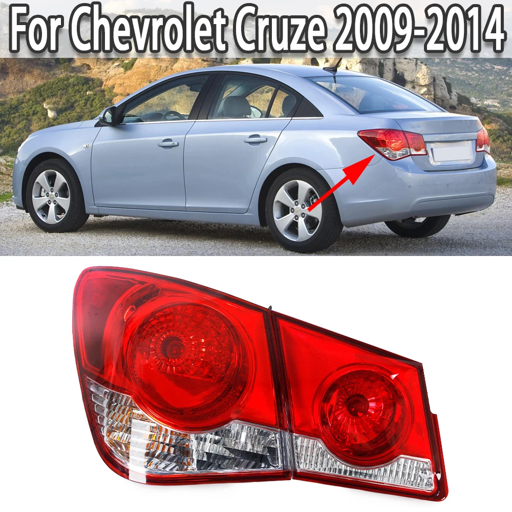 Car Rear Lamp Tail Light Reversing Brake Light Assembly For Chevrolet Cruze 2009 2010 2011 2012 2013 2014